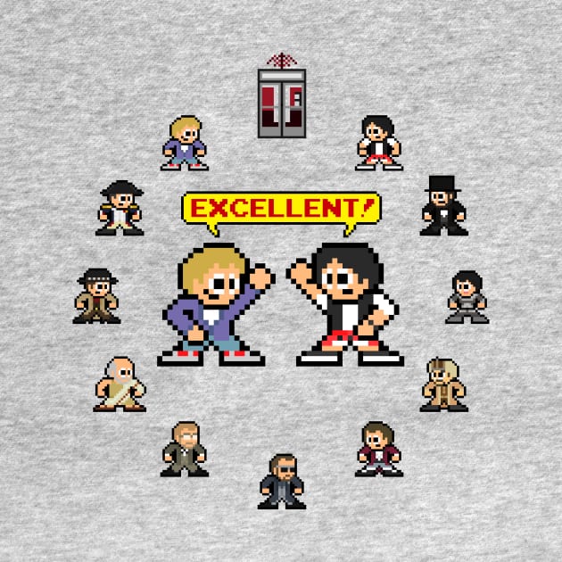 Bill & Ted's Excellent Pixel Art by 8-BitHero